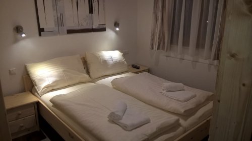 "Blockhaus Fini" apartman: hálószoba