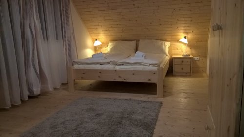 "Blockhaus Fini" apartman: hálószoba